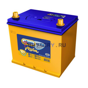 аккумулятор аком азия ефб 65 ач